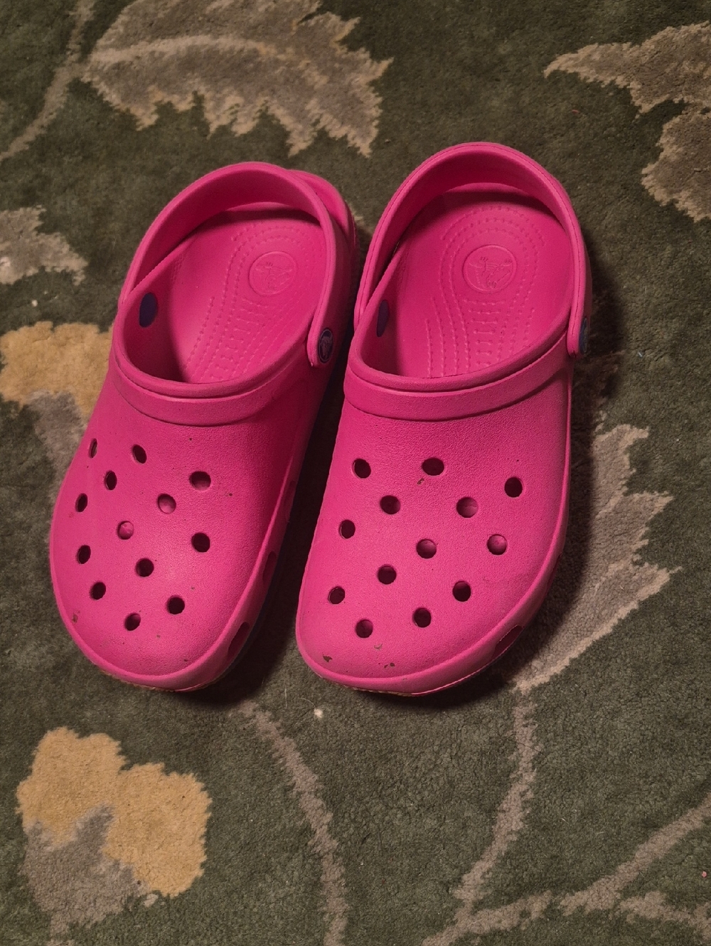 CROCS Kids Classic Clog Sandals in Hot Pink